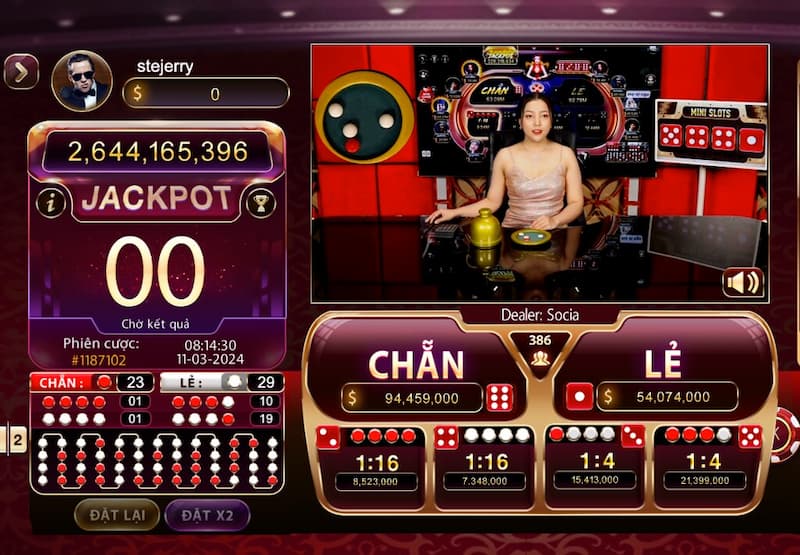Game xóc đĩa trực tiếp 
